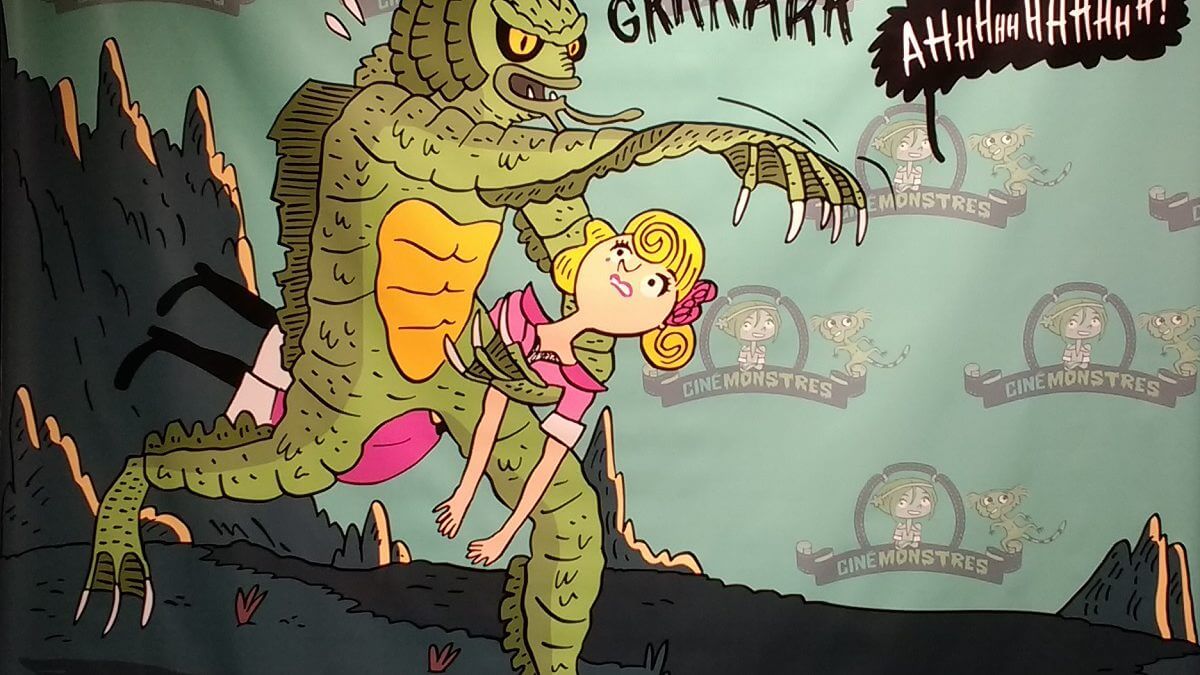 L'exposition Cinémonstres de Stéphane Tamaillon et Laurent Audouin (Sarbacane / Espace Mendes France / Le local) - photos D. Canteau / Comixtrip