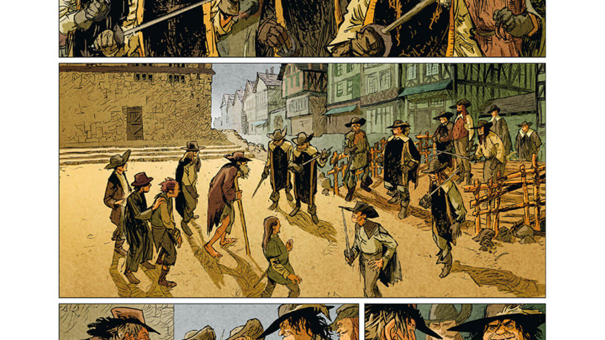 La cour des miracles, Anacréon roi des gueux aux éditions Soleil décrypté sur Comixtrip, le site BD de référence