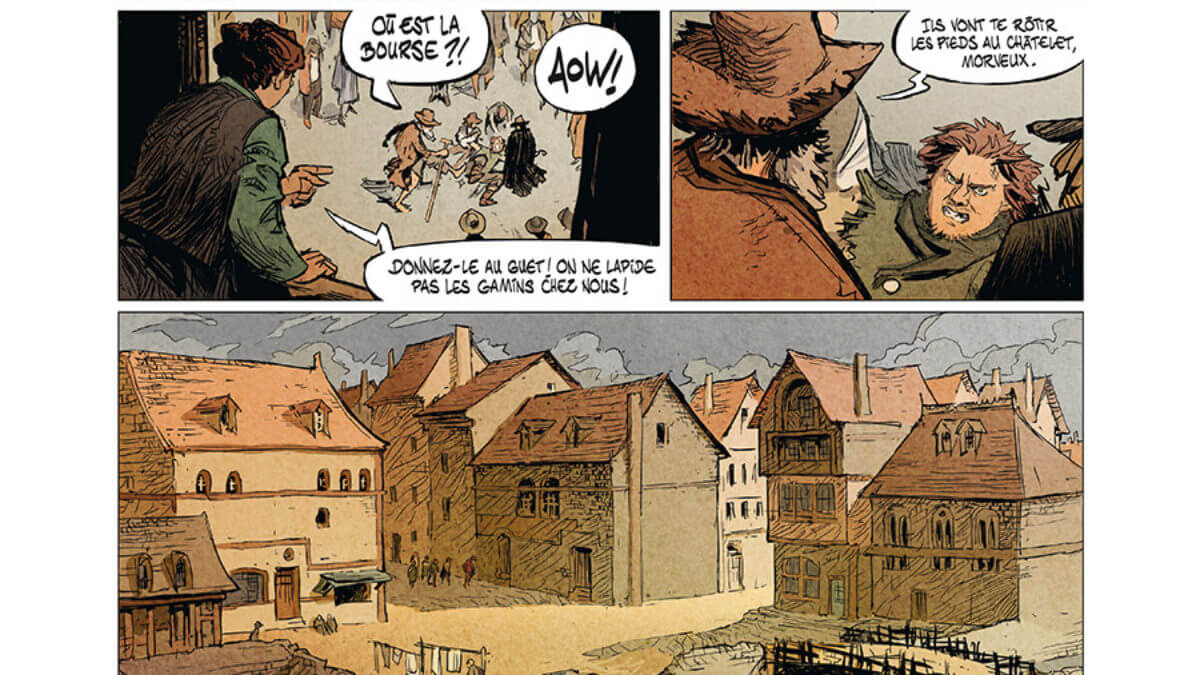 La cour des miracles, Anacréon roi des gueux aux éditions Soleil décrypté sur Comixtrip, le site BD de référence