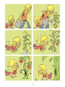 Linette Les pieds qui poussent de Catherine Romat et Jean-Philippe Peyraud (La Gouttière) décrypté par Comixtrip