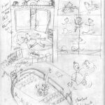 Siris Vogue la valise, esquisse pour le volume 2