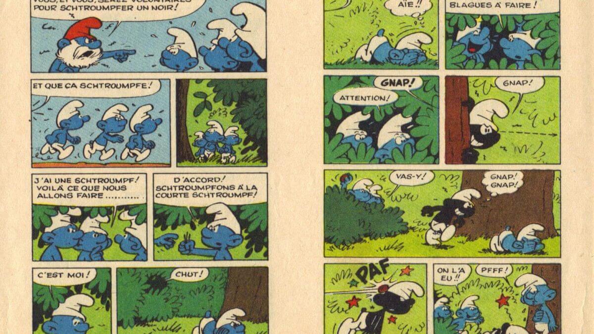 Les Schtroumpfs noirs de Peyo (Dupuis) décrypté par Comixtrip