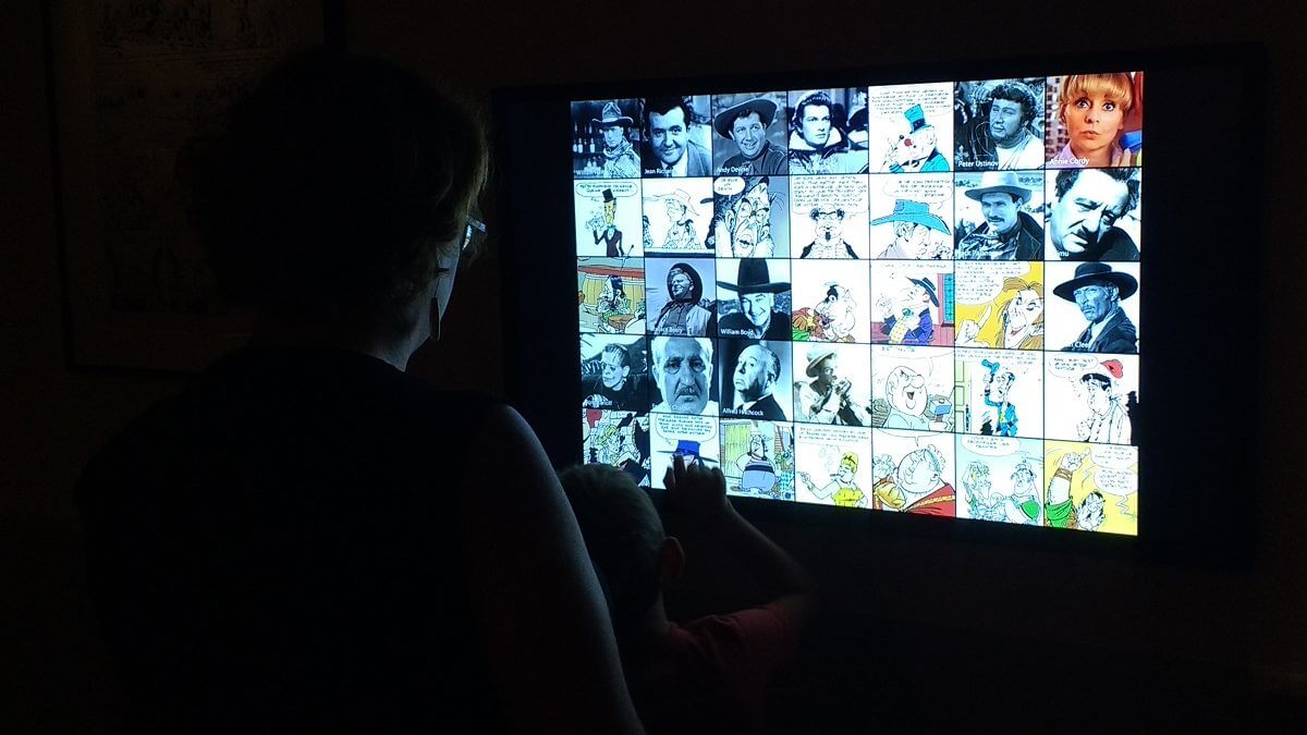 Goscinny et le cinéma (photo D. Canteau - Comixtrip) - Lucky Luke de Morris et Goscinny