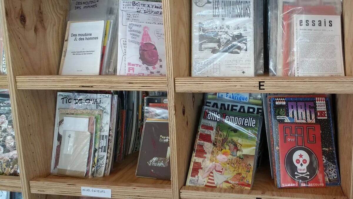 La fanzinothèque (Photo Comixtrip - Damien Canteau)