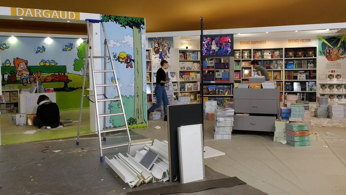 Les bulles se préparent à Angoulême 2019 (photo Comixtrip)