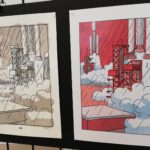 Exposition Robin Cousin dans les B.U. de Poitiers. Compte-rendu par Comixtrip, le site BD de référence