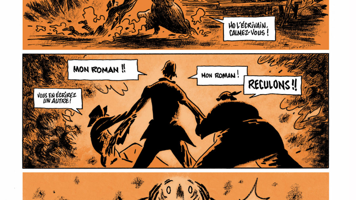 L'ours est un écrivain comme les autres de Alain Kokor d'après William Koztwinkle (Futuropolis)