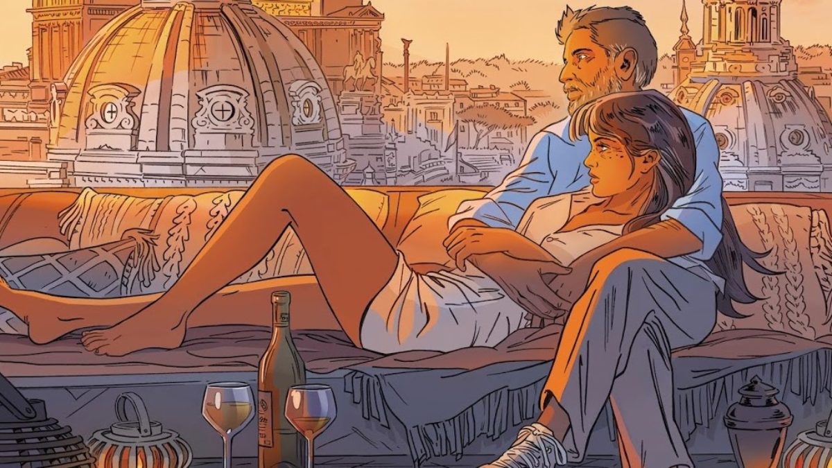 Jim partage son travail sur Une nuit à Rome 4 (Bamboo/Grand Angle)) quelques mois avant sa sortie - décrypté par Comixtrip le site BD de référence