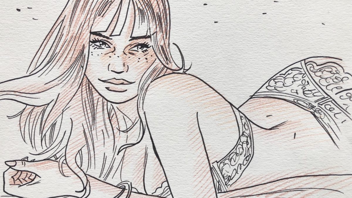 Jim partage son travail sur Une nuit à Rome 4 (Bamboo/Grand Angle)) quelques mois avant sa sortie - décrypté par Comixtrip le site BD de référence