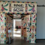 Voyages en Egypte et en Nubie de Giambattista Belzoni de Lucie Castel, Grégory Jarry et Nicole Augereau, exposition à la cité internationale de la BD à Angouleme (Crédit photo : Damien Canteau / Comixtrip)