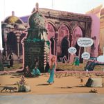 Voyages en Egypte et en Nubie de Giambattista Belzoni de Lucie Castel, Grégory Jarry et Nicole Augereau, exposition à la cité internationale de la BD à Angouleme (Crédit photo : Damien Canteau / Comixtrip)