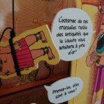 Voyages en Egypte et en Nubie de Giambattista Belzoni de Lucie Castel, Grégory Jarry et Nicole Augereau, exposition à la cité internationale de la BD à Angouleme (Crédit photo : Damien Canteau / Comixtrip)