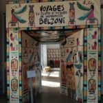 Voyages en Egypte et en Nubie de Giambattista Belzoni de Lucie Castel, Grégory Jarry et Nicole Augereau, exposition à la cité internationale de la BD à Angouleme (Crédit photo : Damien Canteau / Comixtrip)