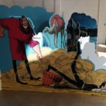 Voyages en Egypte et en Nubie de Giambattista Belzoni de Lucie Castel, Grégory Jarry et Nicole Augereau, exposition à la cité internationale de la BD à Angouleme (Crédit photo : Damien Canteau / Comixtrip)