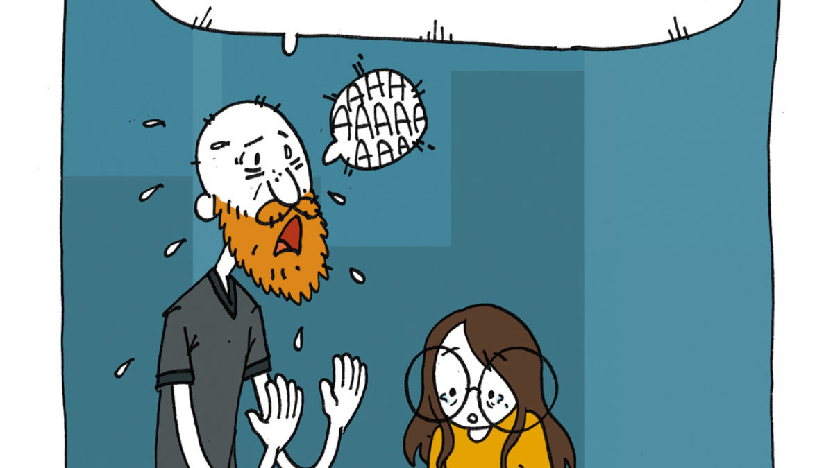 Au fond du trou de Nespie et Le Vilain (éditions Lapin)