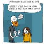 Au fond du trou de Nespie et Le Vilain (éditions Lapin)