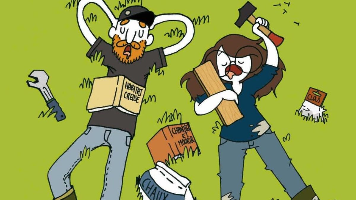 Au fond du trou de Nespie et Le Vilain (éditions Lapin)