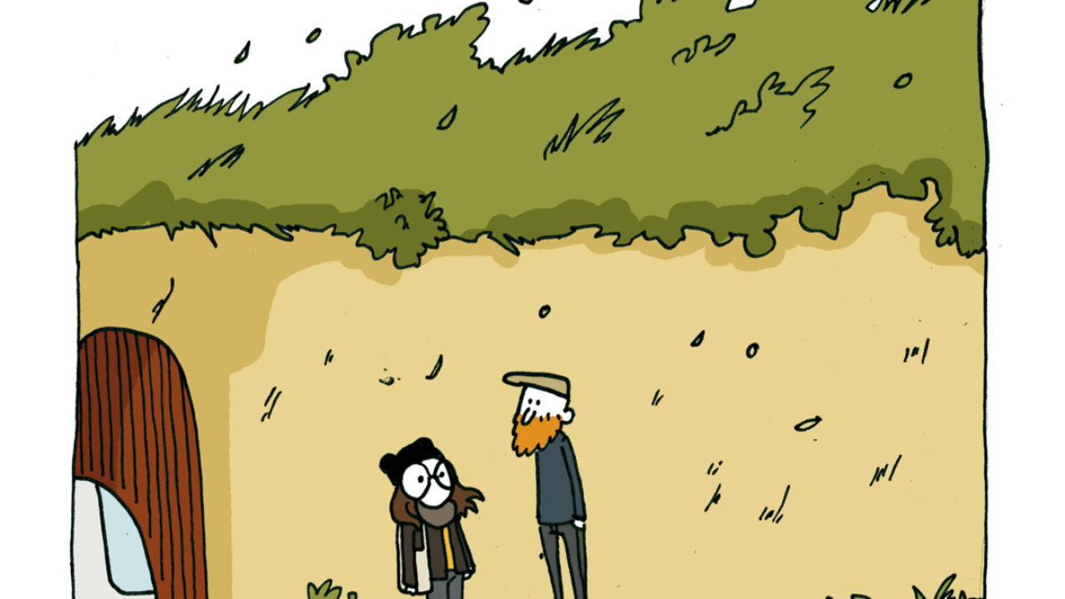 Au fond du trou de Nespie et Le Vilain (éditions Lapin)