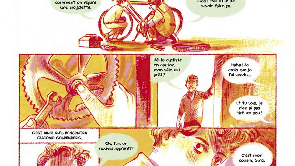 Gino Bartali de Julian Voloj et Lorena Canottiere (Marabulles)