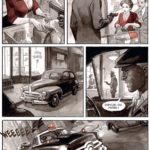 Noir Burlesque de Enrico Marini (Dargaud), un polar en rouge et noir décrypté par Comixtrip, le site BD de référence