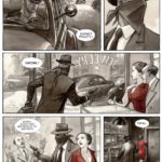 Noir Burlesque de Enrico Marini (Dargaud), un polar en rouge et noir décrypté par Comixtrip, le site BD de référence