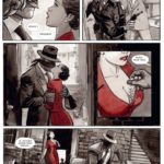 Noir Burlesque de Enrico Marini (Dargaud), un polar en rouge et noir décrypté par Comixtrip, le site BD de référence