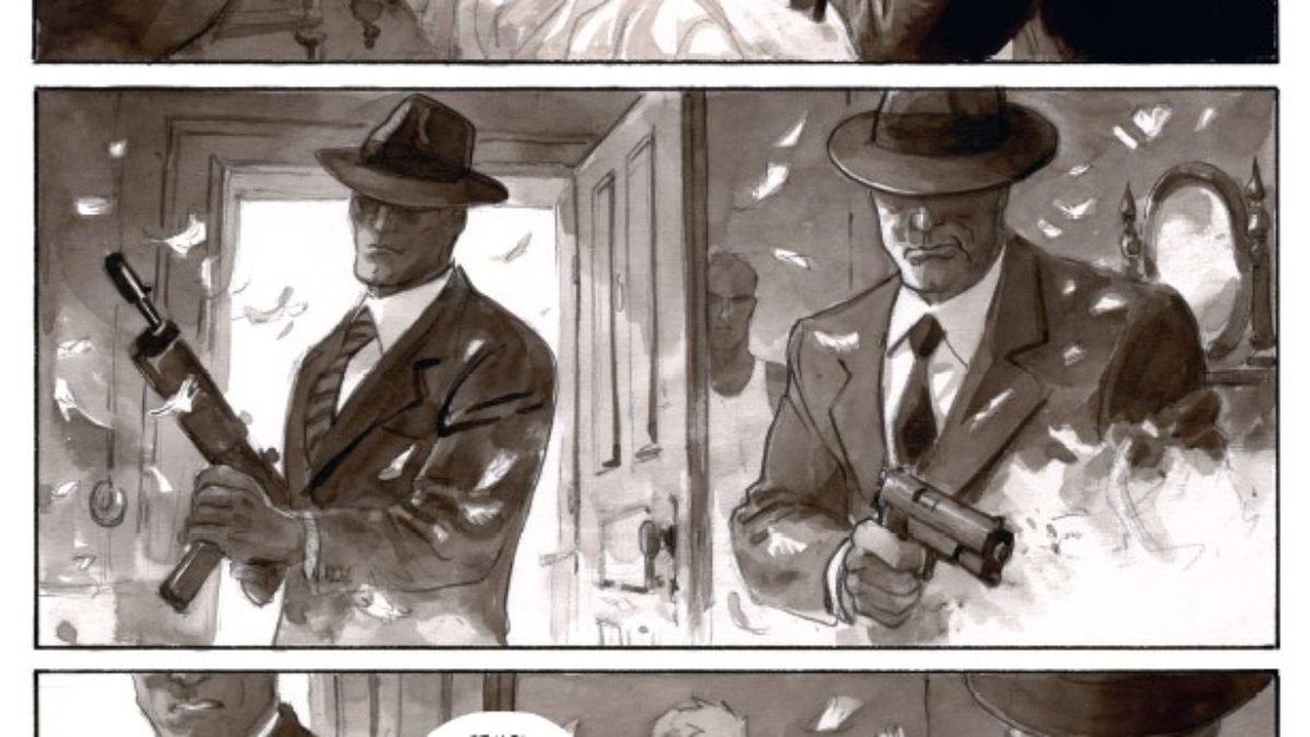 Noir Burlesque de Enrico Marini (Dargaud), un polar en rouge et noir décrypté par Comixtrip, le site BD de référence