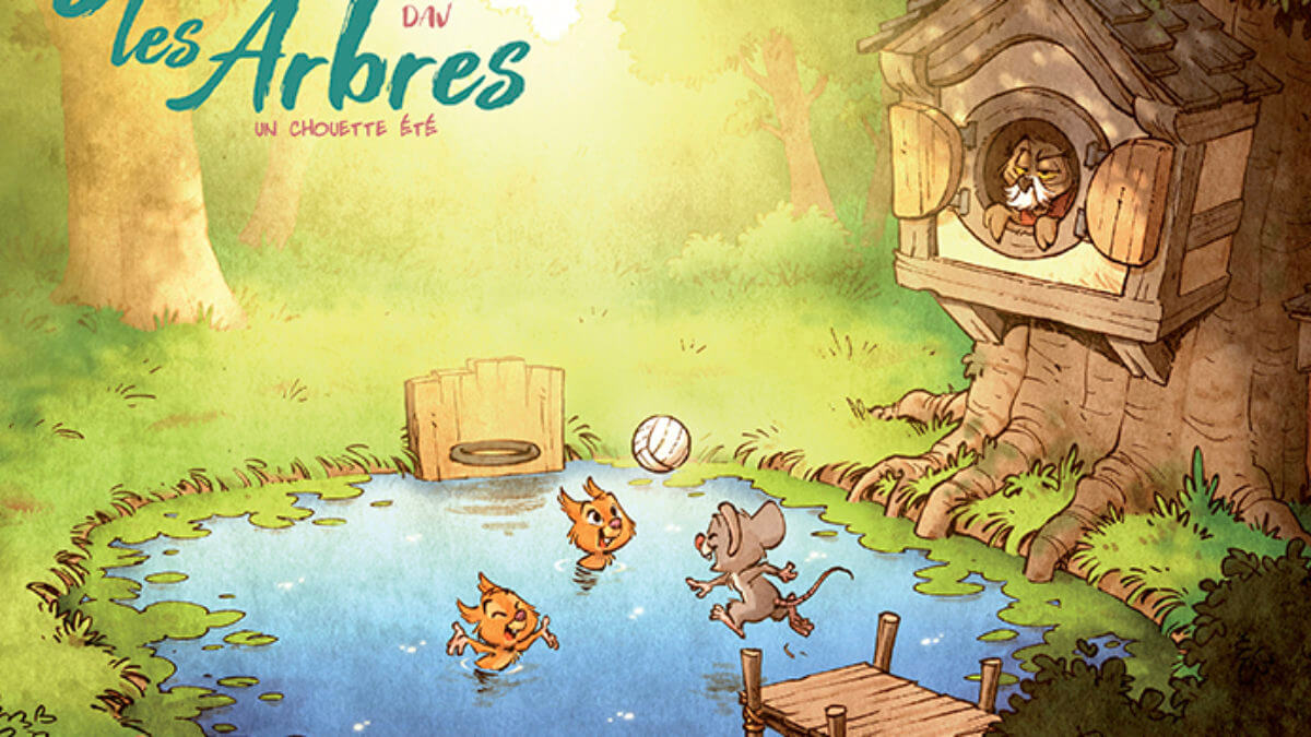 Sous les arbres de Dav chez Éditions de la gouttière