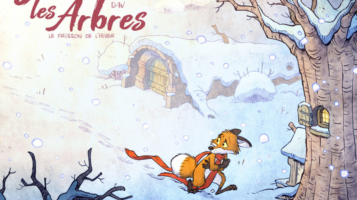 Sous les arbres de Dav chez Éditions de la gouttière