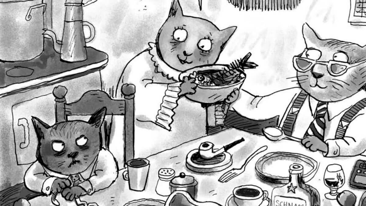 Pas de baiser pour maman de Mathieu Sapin d'après Tomi Ungerer (Rue de Sèvres)