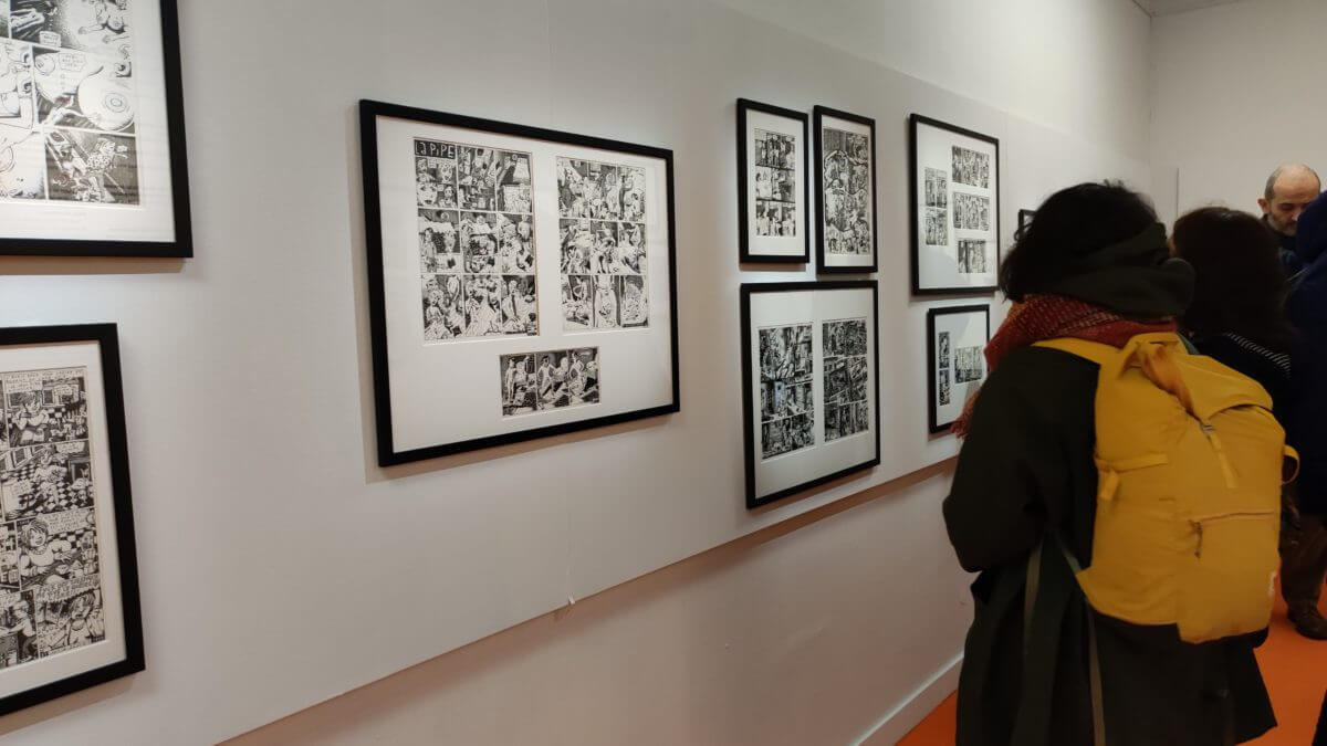 Exposition Julie Doucet Angouleme 2023 (crédit photo : damien canteau / comixtrip)