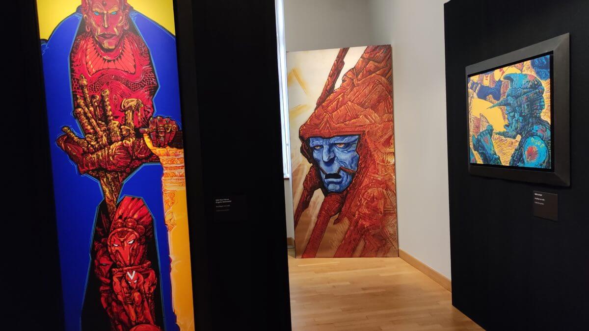 Exposition de Philippe Druillet à Angouleme 2023 (crédit photo : Damien Canteau / Comixtrip)