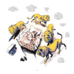 L'homme à la tête de lion de Xavier Coste chez Sarbacane