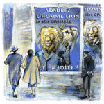 L'homme à la tête de lion de Xavier Coste chez Sarbacane