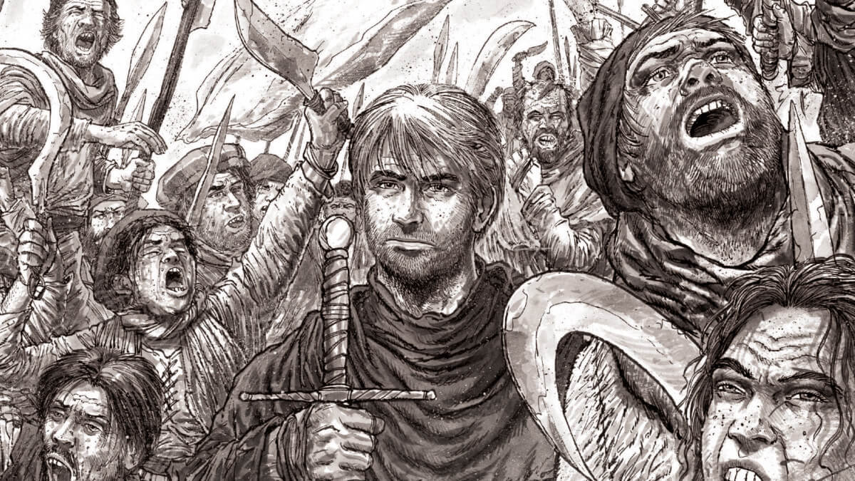 La guerre des paysans de Gérard Mordillat et Éric Liberge chez Futuropolis