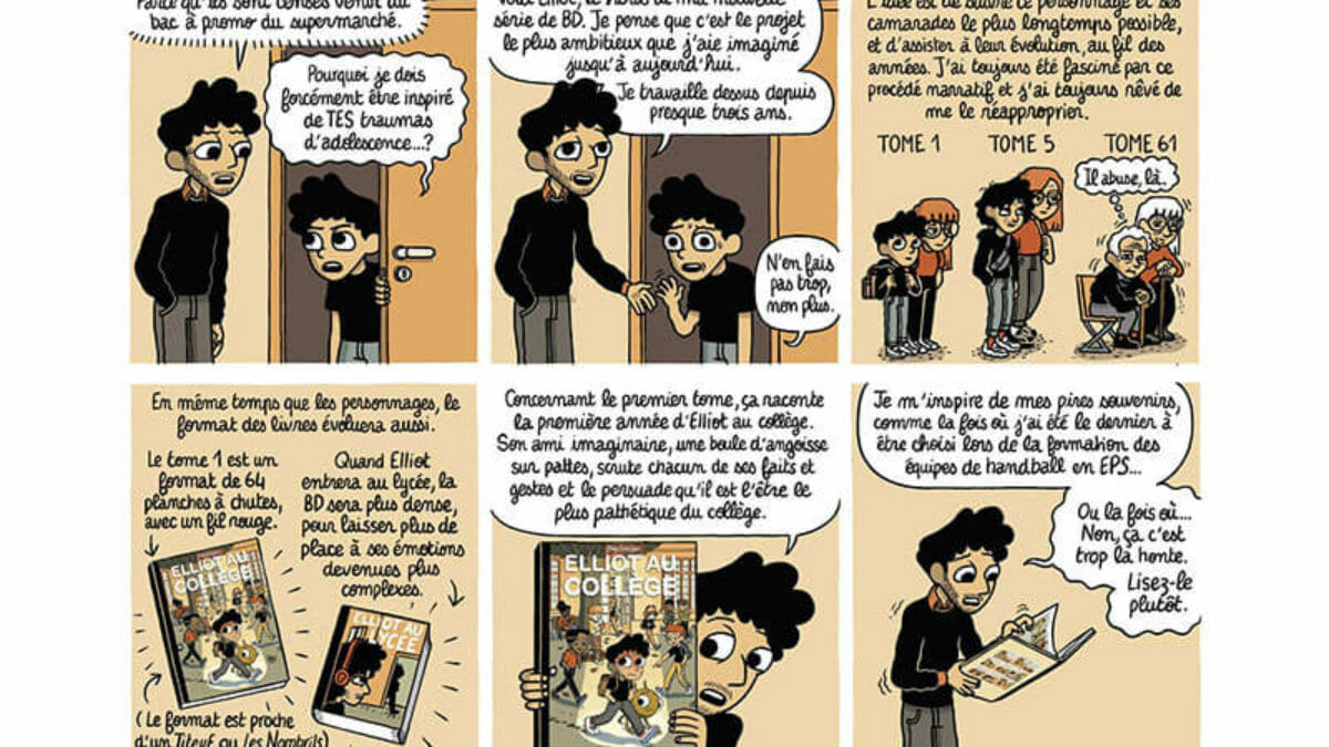 Elliot au collège 1 de Théo Grosjean (Dupuis)