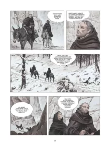 Le nom de la rose d'Umberto Eco et Milo Manara chez Glénat.