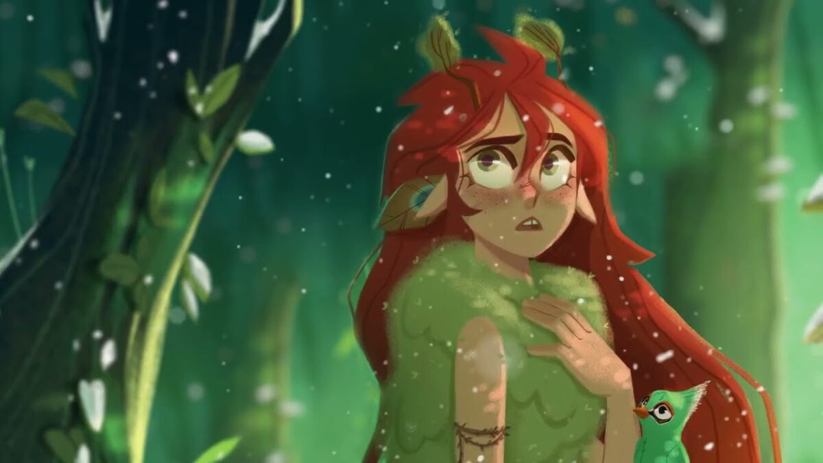 Héloïse et les larmes de givre de Justine Cunha et Loïc Clément (éditions Delcourt / collection Les contes des coeurs perdus)