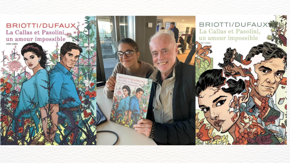 La Callas et Pasolini, un amour impossible de Sara Briotti et Jean Dufaux chez Aire Libre Dupuis