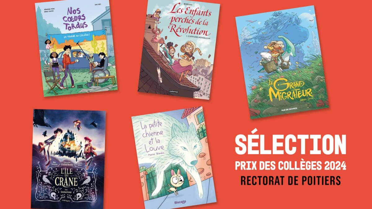 Le prix des collèges du festival BD d'Angoulême 2024 - Prix découvertes