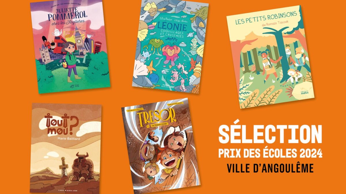 Le prix des écoles du festival BD d'Angoulême 2024 - Prix découvertes