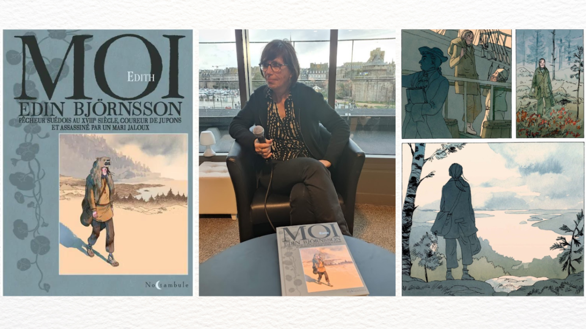 Interview Edith Quai des Bulles 2023 crédit photo Clémentine Sanchez