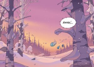 Anya tome 1 L'Oiseau bleu de Crisse et Fred Besson chez les éditions de la Gouttière