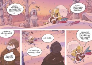 Anya tome 1 L'Oiseau bleu de Crisse et Fred Besson chez les éditions de la Gouttière