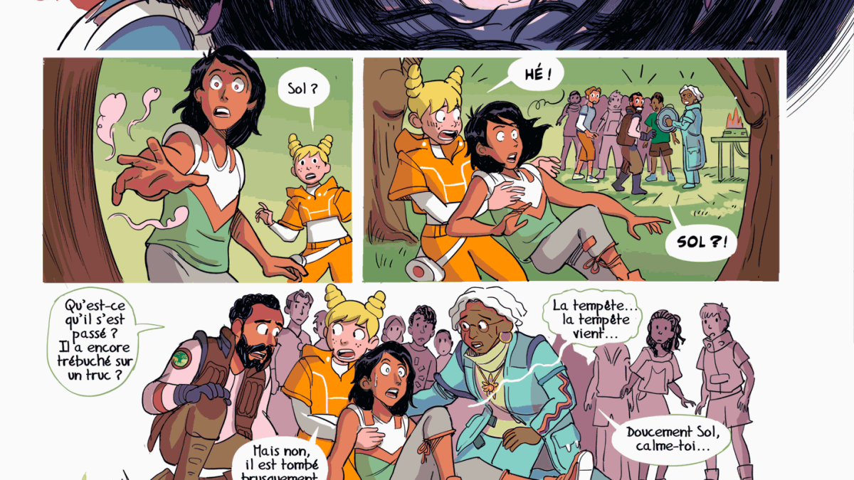 Les enfants de l'arbre tome 1 de Thierry Gaudin et Romain Ronzeau (éditions Bayard / Bandes d'ado)