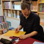 Alexis Vitrebert en dédicace à Poitiers pour L'espion d'Orient (crédit photo : Damien Canteau / Comixtrip)