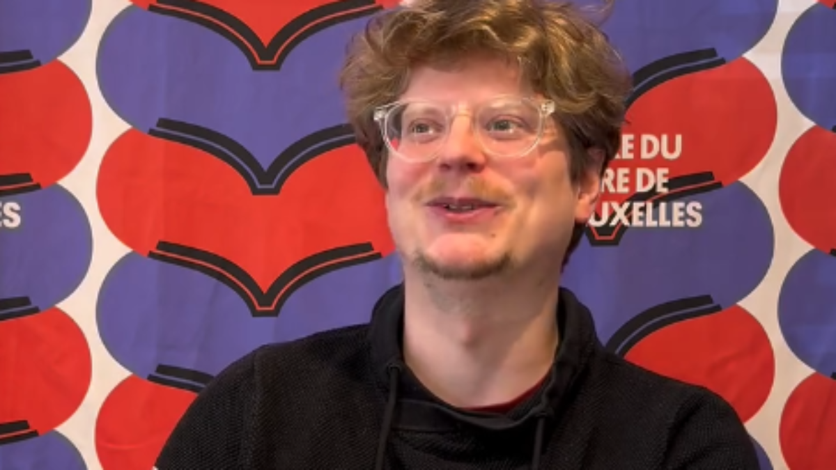Clément Fourrey responsable de la programmation jeunesse et bande dessinée de la Foire du livre de Bruxelles