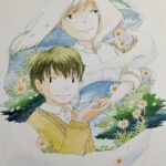 La Forêt magique de Hoshigahara de Hisae Iwaoka (Rue de sèvres / Le renard doré / Hoshigahara no mori /Asahi Shimbun Publications inc.) - Illustration