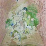 La Forêt magique de Hoshigahara de Hisae Iwaoka (Rue de sèvres / Le renard doré / Hoshigahara no mori /Asahi Shimbun Publications inc.) - Illustration