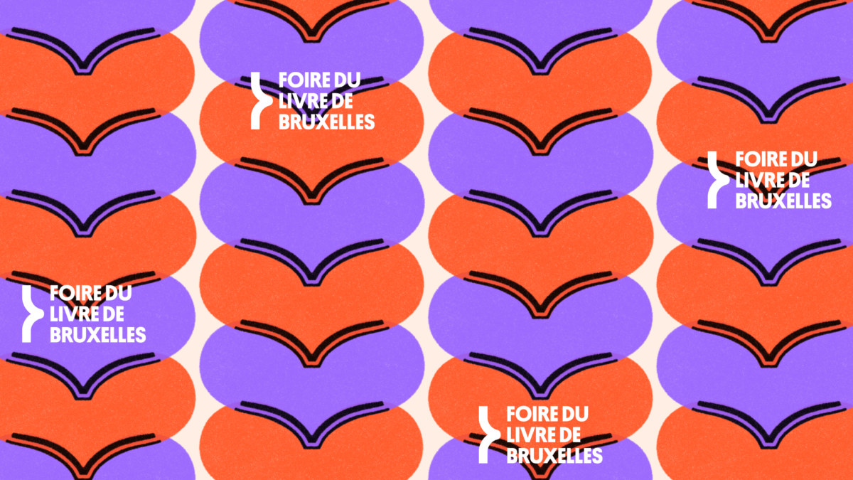 Affiche de la 53e édition de la Foire du livre de Bruxelles - 2024 créée par loule.blou